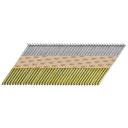Senco Prohead Paper Tape Nails, 3 in L, 10.3 ga Gauge, Steel, Full Round Head, Smooth Shank K527ASBXN