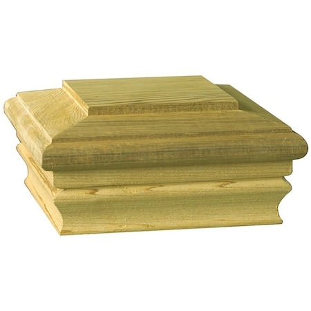 Deckorators Post Cap, 558 in L, 558 in W, Pine Wood 72290