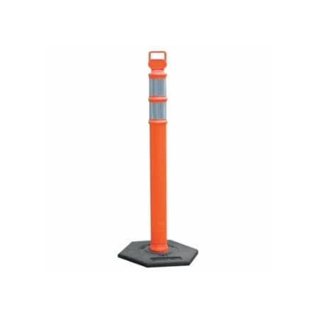 Cortina Safety Products EZ Grab Delineator Post, 3 in dia x 45 in H, Orange 831-03-734RBC