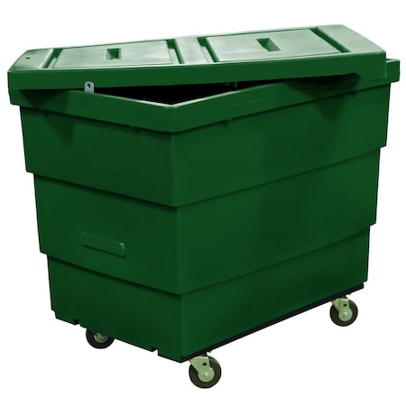 Royal Basket Trucks Cube Truck, Green, Rubber G13-GNX-RLE-4HNN