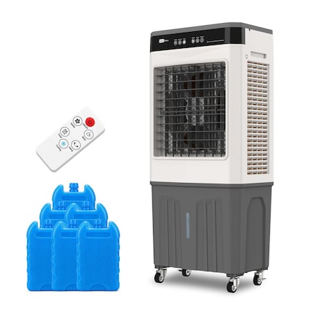 Edendirect 3450 Air Volume CFM 3 of Speed Settings Portable Evaporative/Swamp Cooler for 1000 sq. ft. ZRZHL-6501R