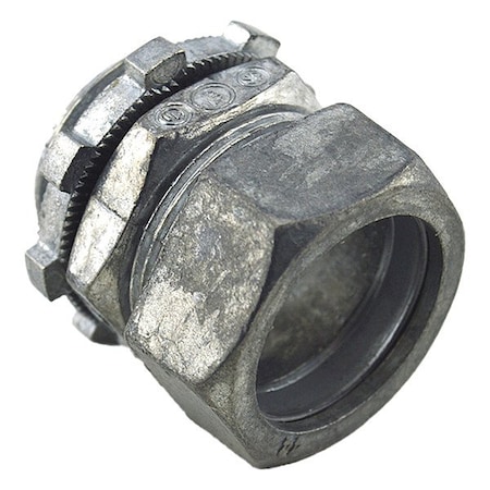 Bridgeport Compression Connector 3/4 in, Connector, Zinc, Unfinished 251-DC2