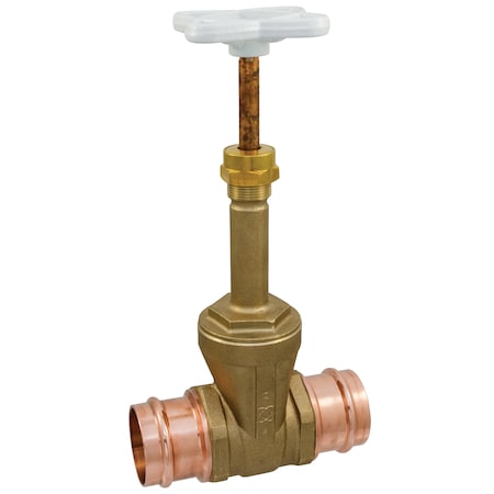 Nibco Pc111-Lead Free 1/2 Press Gate Valve Pxp Rs Brass NF050X6