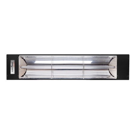Eurofase 304 SS 39in Single Element 2000W 240V Heater, Black, Standard Decor Plate EF20240B