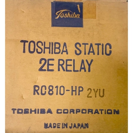 Toshiba HP2YU 2E STATIC Relay 120 240 VAC RC810