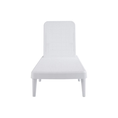 Lagoon Tahiti Resin Rattan Style Chaise Lounge 7030W8-SSLGS