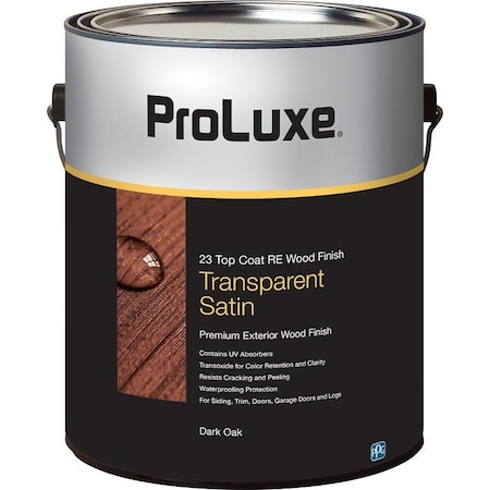 Ppg Proluxe Cetol RE Wood Finish, Transparent, Dark Oak, Liquid, 1 gal, Can SIK43009/01