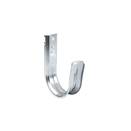 Cable Wholesale 4 Inch J-Hook, Wall Mount Style with Retainer Clips, 25 pack 92J1-40004