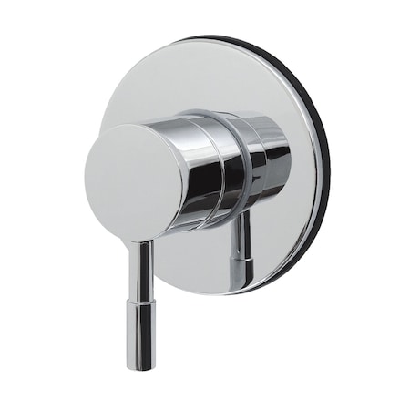 Kingston Brass Single-Handle Six-Way Diverter Valve with Round Trim Kit, Polished Chrome KS4031DL