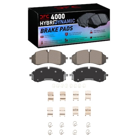 Dfc 4000 HybriDynamic, Disc Brake Pad Set,  4000-2423-01