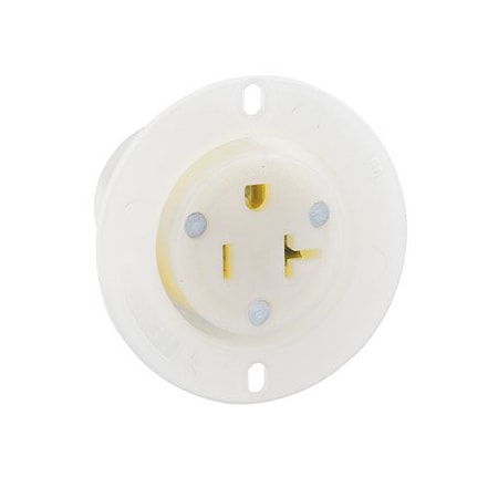 Leviton Industrial Grade Flanged Outlet 20 Amp, 125 Volt 15379-C