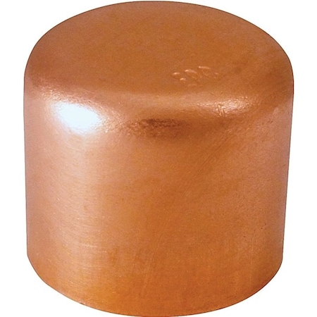 Epc Elkhart Products Tube Cap, 1-1/4 in, Sweat, Wrot Copper 30634