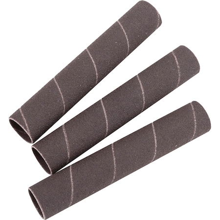 Grizzly 3/4" Dia. x 4-1/2" A/O Hard Sanding Sleeve, 80 Grit, 3PK H5436