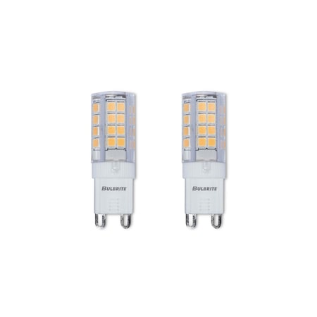 Bulbrite 30-Watt Equivalent T4 Non-Dimmable Bi-Pin (G9) LED Light Bulb Soft White, 2PK 861513