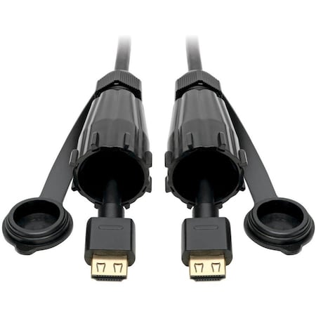 Tripp Lite HDMI Cable High-Speed 2 IP67 Connectors Industrial Ethernet 12ft P569-012-IND2