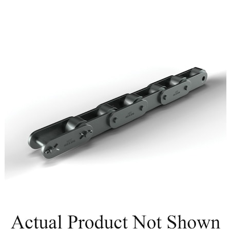 Hkk Chain HKK Heavy Series Double Pitch Car Lg Riv Conv, 50 ft OAL, 1.5P, 7/8 Dia x .5 W, 1/8 THK Plate, AS DC062R1B