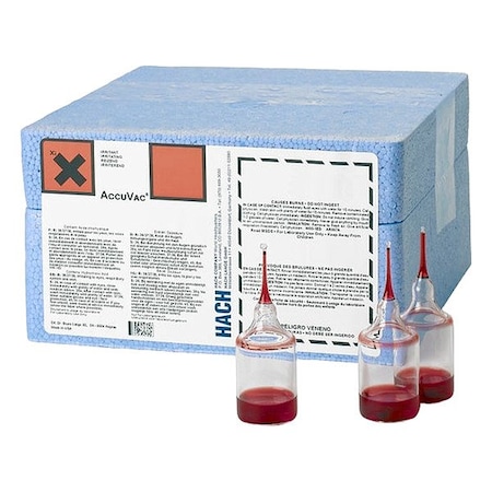 Hach Ampules, 50 mL, PK25 2527025