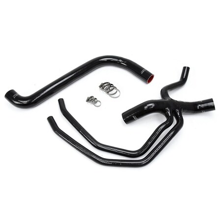 Hps Performance High Temp Reinforced Silicone Radiator Coolant Hose Kit, Black,  57-1673-BLK