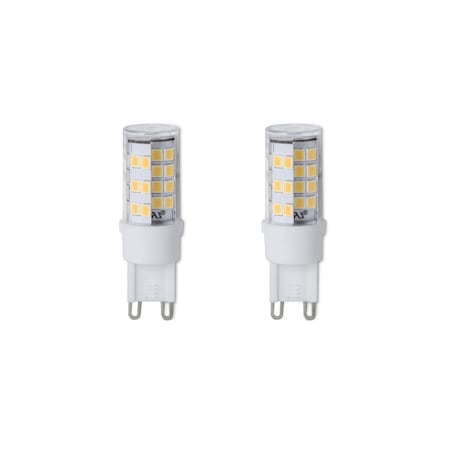 Bulbrite 35-Watt Equivalent T4 Dimmable Bi-Pin (G9) LED Light Bulb Warm White, 2PK 861525