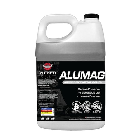 Renegade Products Usa Wicked Alumag Metal Polish 1 Gallon LFGWP80640