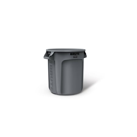 Rubbermaid Commercial GALLON BRUTE VENTED CONTAINER WITHOUT SMFG261000GRAY