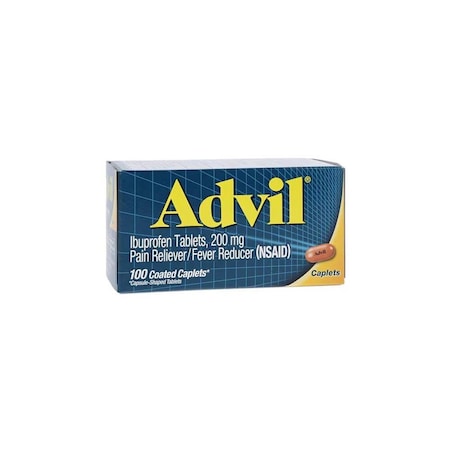 Advil NSAID Caplets, 200mg, 100PK 00573016040
