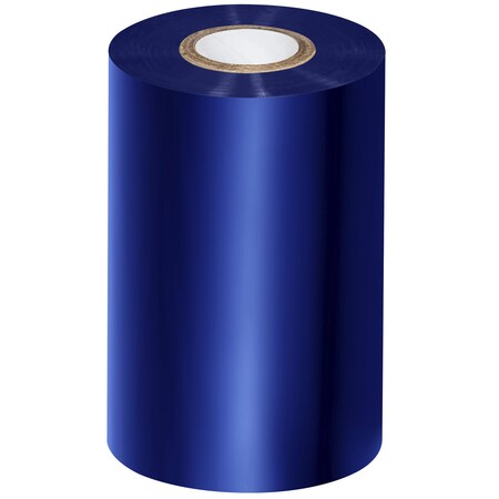Zebra 4.02in x 1181ft Blue Datamax Thermal Transfer Ribbons- Wax/Resin, 6PK THT307BL
