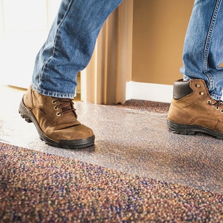 Surface Shields Carpet Shield 21''x30 ' Self-Adhesive Film Floor Protector CS2130W