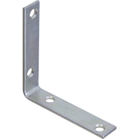 National Hardware 3-1/2''x3/4'' Zinc Corner Brace N264-200