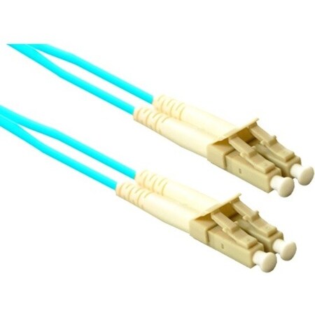 Enet 12M Lc/Lc Duplex Multimode 50/125 10Gb Om3 Or Better Aqua Fiber LC2-10G-12M-ENC