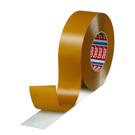 Tesa 51970 Double Sided PP Film Tape, 8.7 Mil, Transparent, 2in x 55yd 51970-2-55