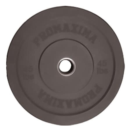 Promaxima Black Bumper Plate, 45lb BUMHI-45