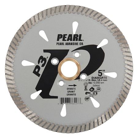 Pearl P3 Turbo Blade 5 in. 5/8 in.-20mm-7/8 in. 4 Holes DIA05GRTE