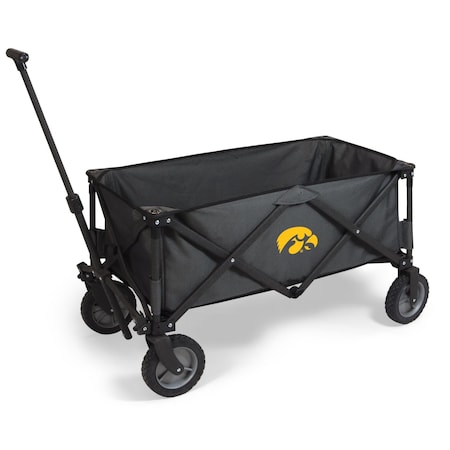 Picnic Time Family Of Brands NCAA Iowa Hawkeyes Adventure Wagon Folding Wagon - Wagon Cart 739-00-679-224-0