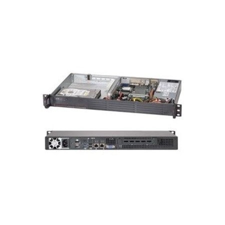Supermicro SuperServer Intel Atom N2800 200W 1U RackmountServer BareboneSyst SYS-5017A-EP