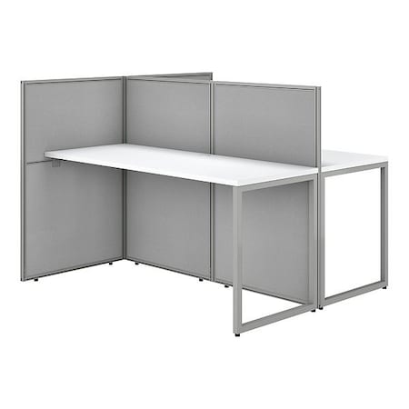 Bush Business Furniture Modular Cubicle Workstation, 60 in D X 45 in H, 60 in W X EOD460WH-03K