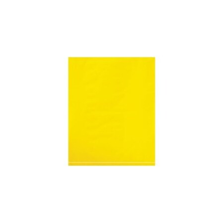 Bubblefast 1000-8 x 10'' - 2 Mil Yellow Flat Poly Bags, 1000PK BFPB465Y