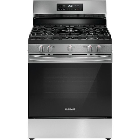 Frigidaire Oven Range, Silver, 46-3/4 in H, 30 in W FCRG3062AS