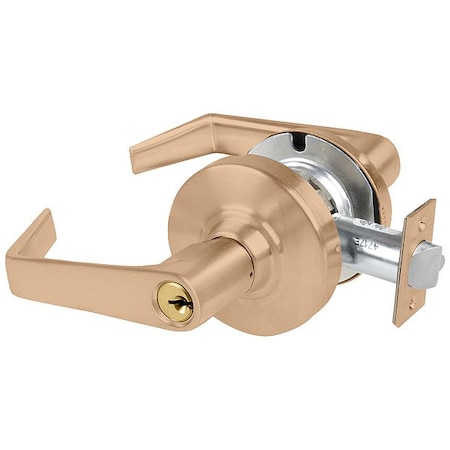 Schlage Door Lever Lockset, Steel, Keyed Different ALX53P SAT 612