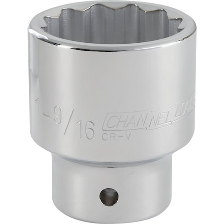 Channellock 3/4'' Drive 1-9/16'' 12-Point Shallow Standard Socket 314102