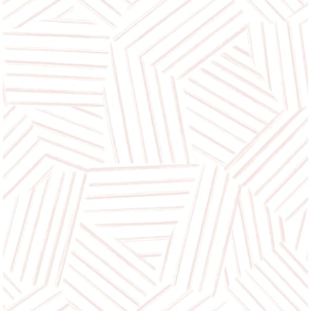 A-Street Prints Helene Pink Geometric Lines Wallpaper 4121-26902