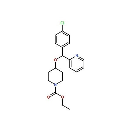 Ak Scientific Ethyl 4-((4-chlorophenyl)(pyridin-2-yl)methoxy)piperidine-1-carboxylate (1g), CAS 207726-35-0 0632AB-1g