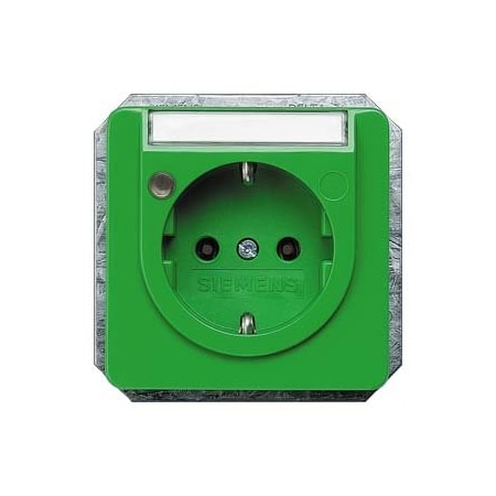 Siemens DELTA profil green SV SCHUKO socket outlet 10/16 A 250 V With screwless 5UB1474