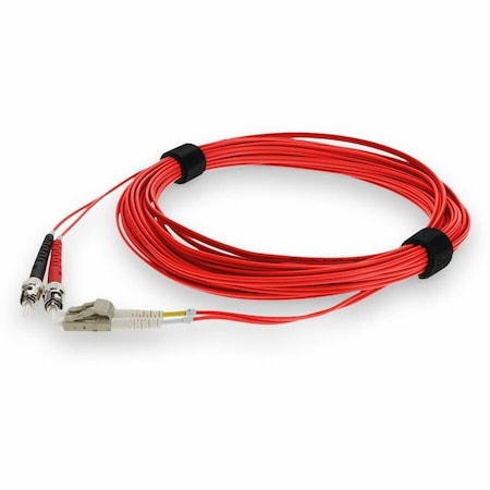 Add-On 3M Lc/St M/M Red Om4 Fiber Patch Cbl ADD-ST-LC-3M5OM4-RD