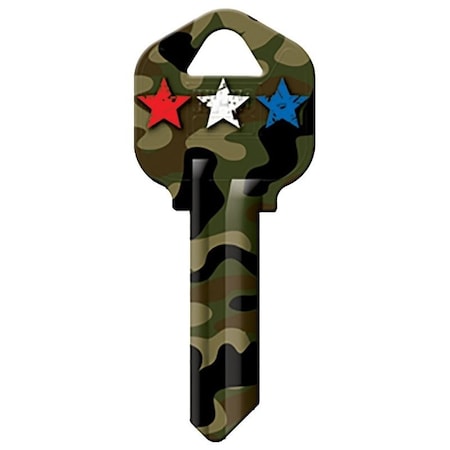 Hy-Ko Key Blank, Brass, Nickel, For: Kwikset KW1 Keyways 16005KW1-15