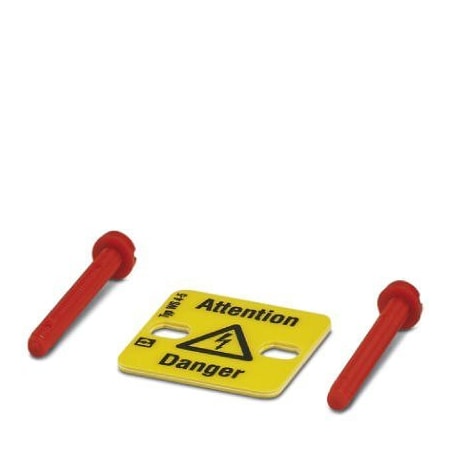 Phoenix Contact WS 4- 5 Warning plate with 2 plastic 0805344