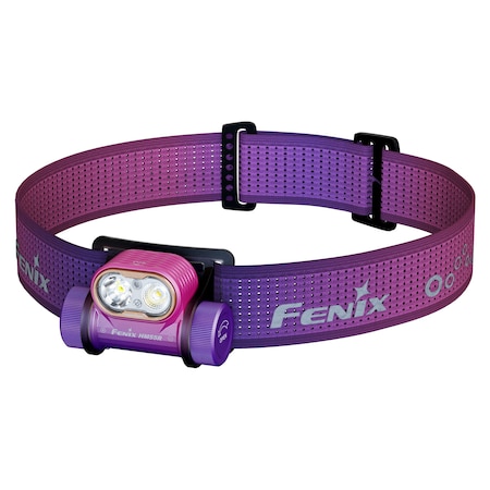 Fenix HM55R 1200 Lumen Lightweight Rechargeable Running Headlamp, Nebula HM55R-NB