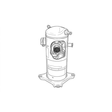 Copeland 460v3ph 38,000btu R-22 Compres ZR38K5E-TFD-800