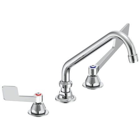 Delta Commercial 27C1 / 27C2 Two Handle Sink Faucet In Chrome 27C2245