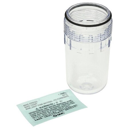 Smc FRL Replacement Bowl, Polycarbonate C2SL-D